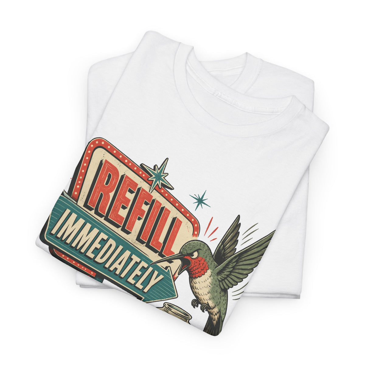 Refill Immediately Hummingbird Tee