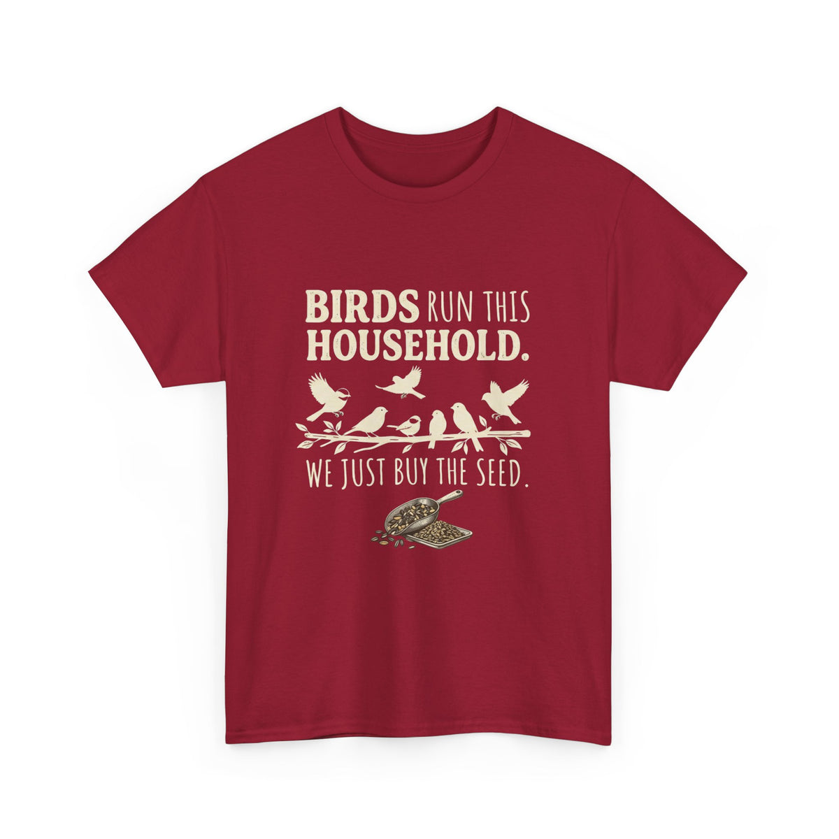 Birds of the Household T‑Shirt — Vintage Songbird Graphic Tee