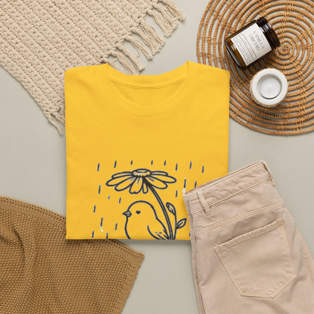 Grow Through What You Go Through T-Shirt — Inspirational Bird Tee