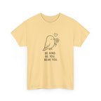 Bird Graphic Tee — “Be Kind. Be You. Beak You.” Cute Minimalist Bird T‑Shirt