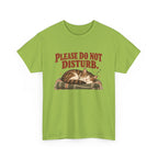 Please Do Not Disturb Cat T-Shirt — Cute Sleeping Cat Tee for Cat Lovers