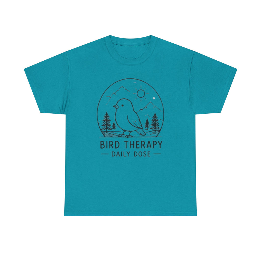 Bird Therapy T-Shirt — "Daily Dose" Nature Birdwatching Tee