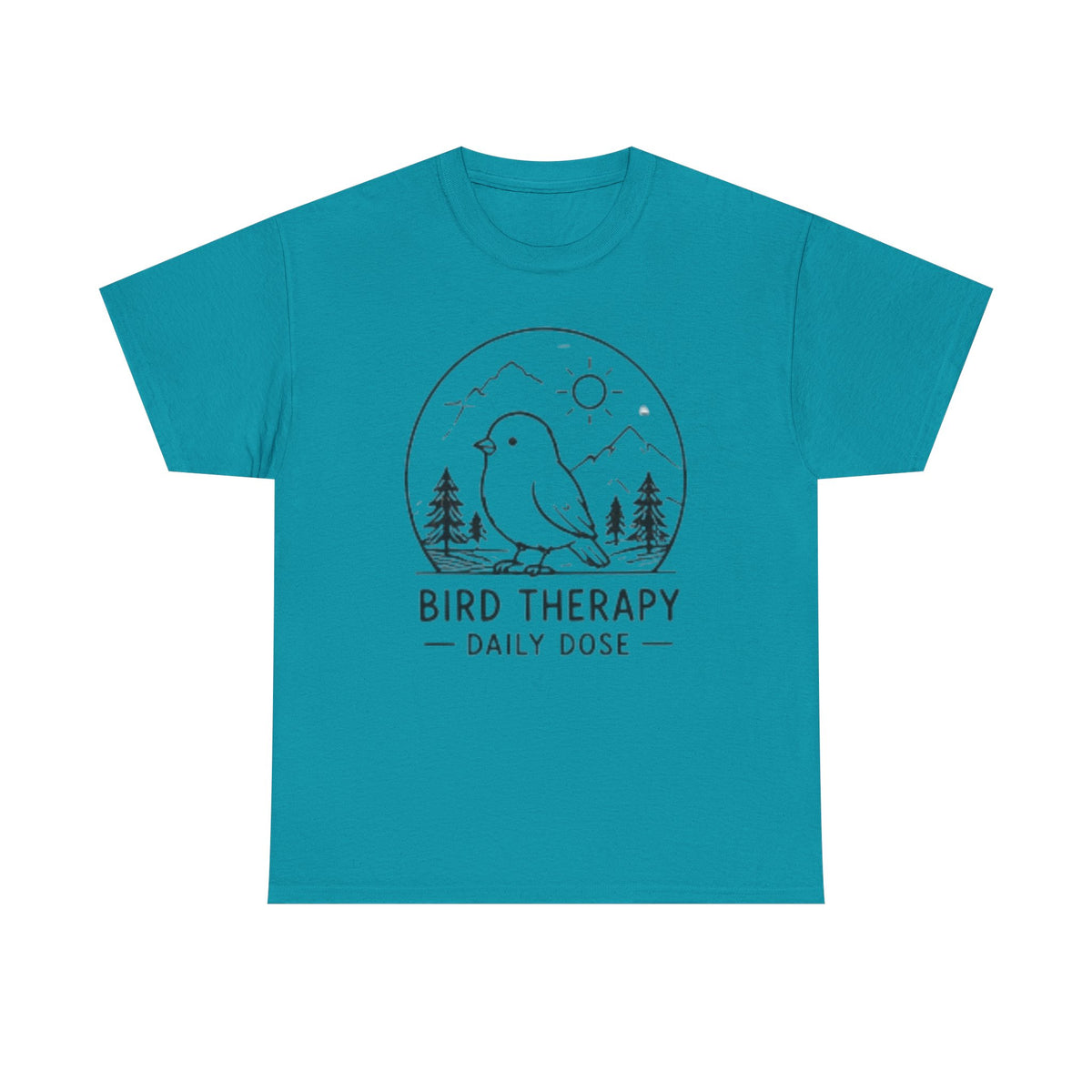 Bird Therapy T-Shirt — "Daily Dose" Nature Birdwatching Tee