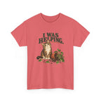 Cat “I Was Helping” T‑Shirt