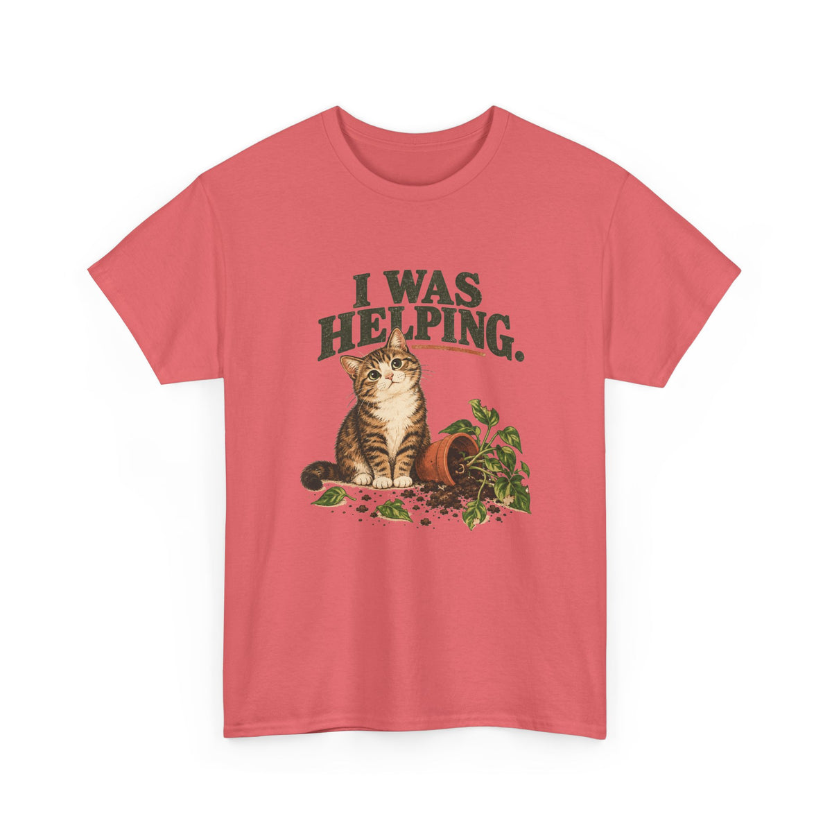 Cat “I Was Helping” T‑Shirt