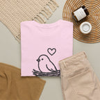 Home Is Where You Roost T-Shirt — Cute Bird Nest Tee