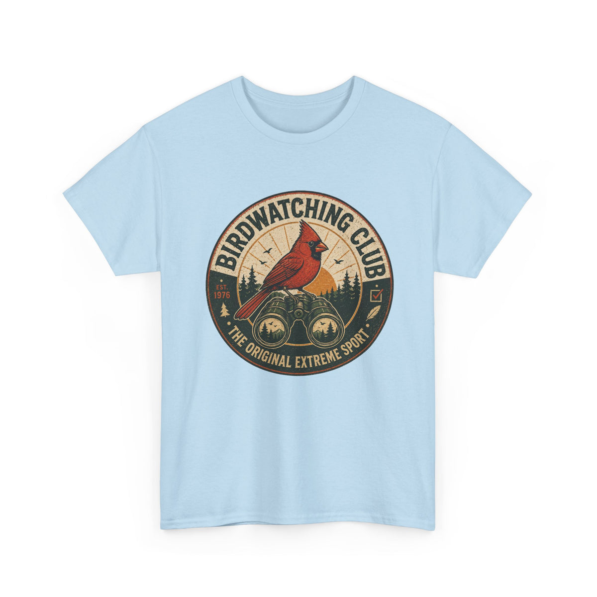 Birdwatching Club T-Shirt — Cardinal Graphic Tee