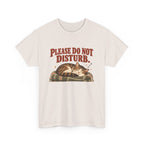 Please Do Not Disturb Cat T-Shirt — Cute Sleeping Cat Tee for Cat Lovers