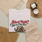 Silent Night? Not in This House Christmas Cat T-Shirt