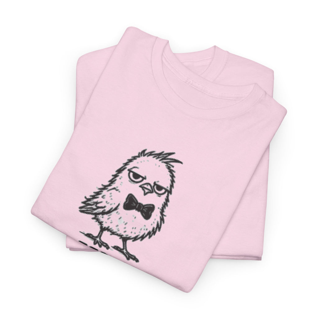 T-Shirt — "Feral But Polite" Funny Bird Graphic Tee