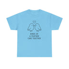 T-Shirt — "Birds of a Feather Care Together" Cute Couples Graphic Tee