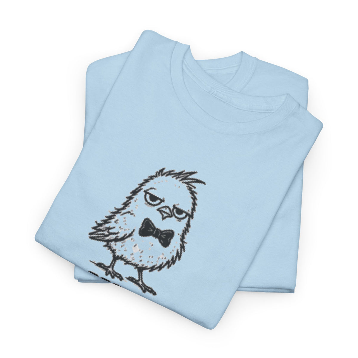 T-Shirt — "Feral But Polite" Funny Bird Graphic Tee