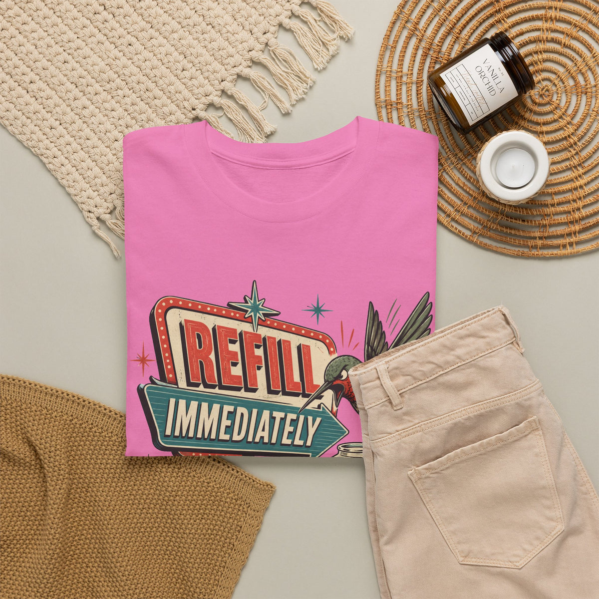 Refill Immediately Hummingbird Tee