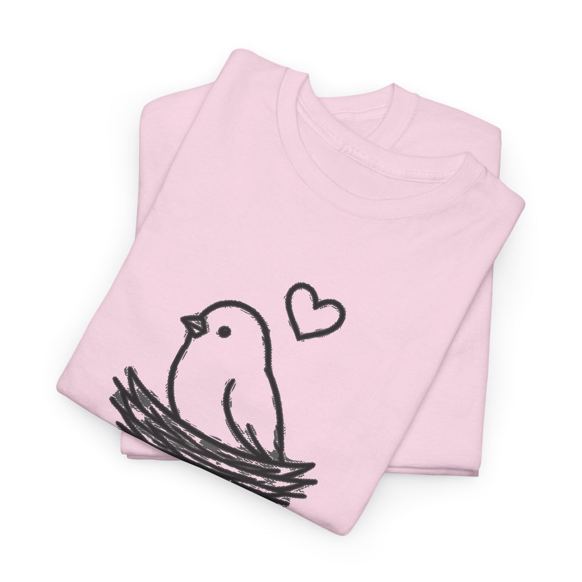Home Is Where You Roost T-Shirt — Cute Bird Nest Tee