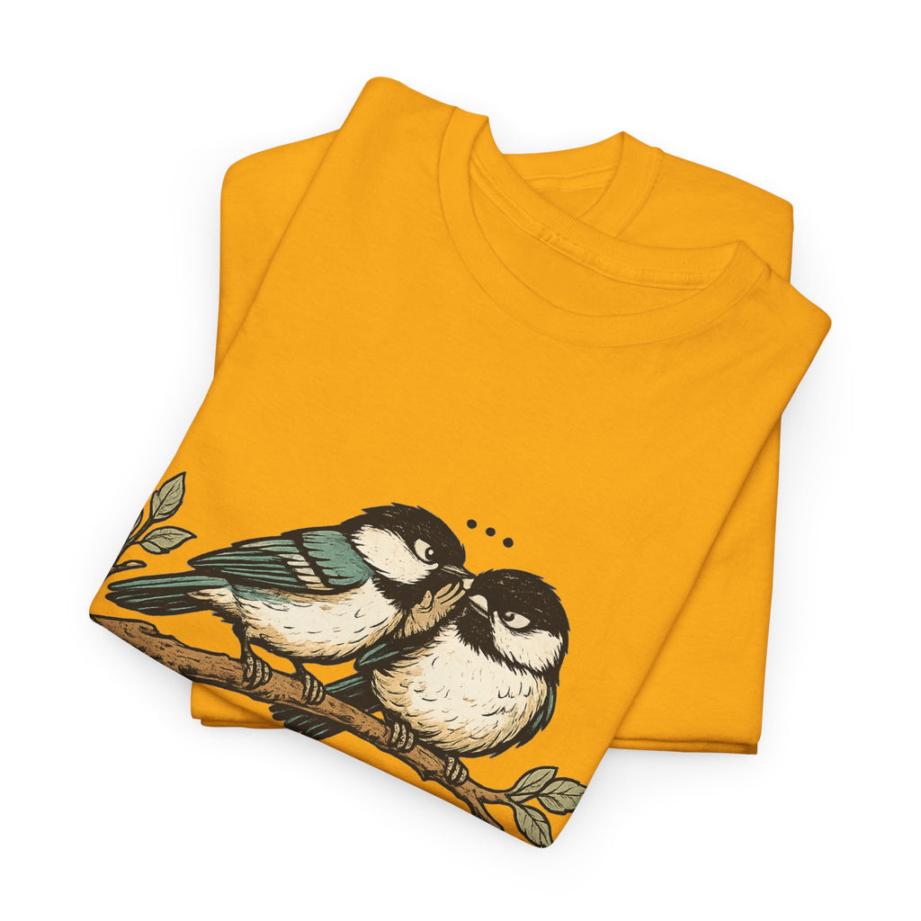 Birds on a Branch T-Shirt — Cute Pairing Songbird Graphic Tee