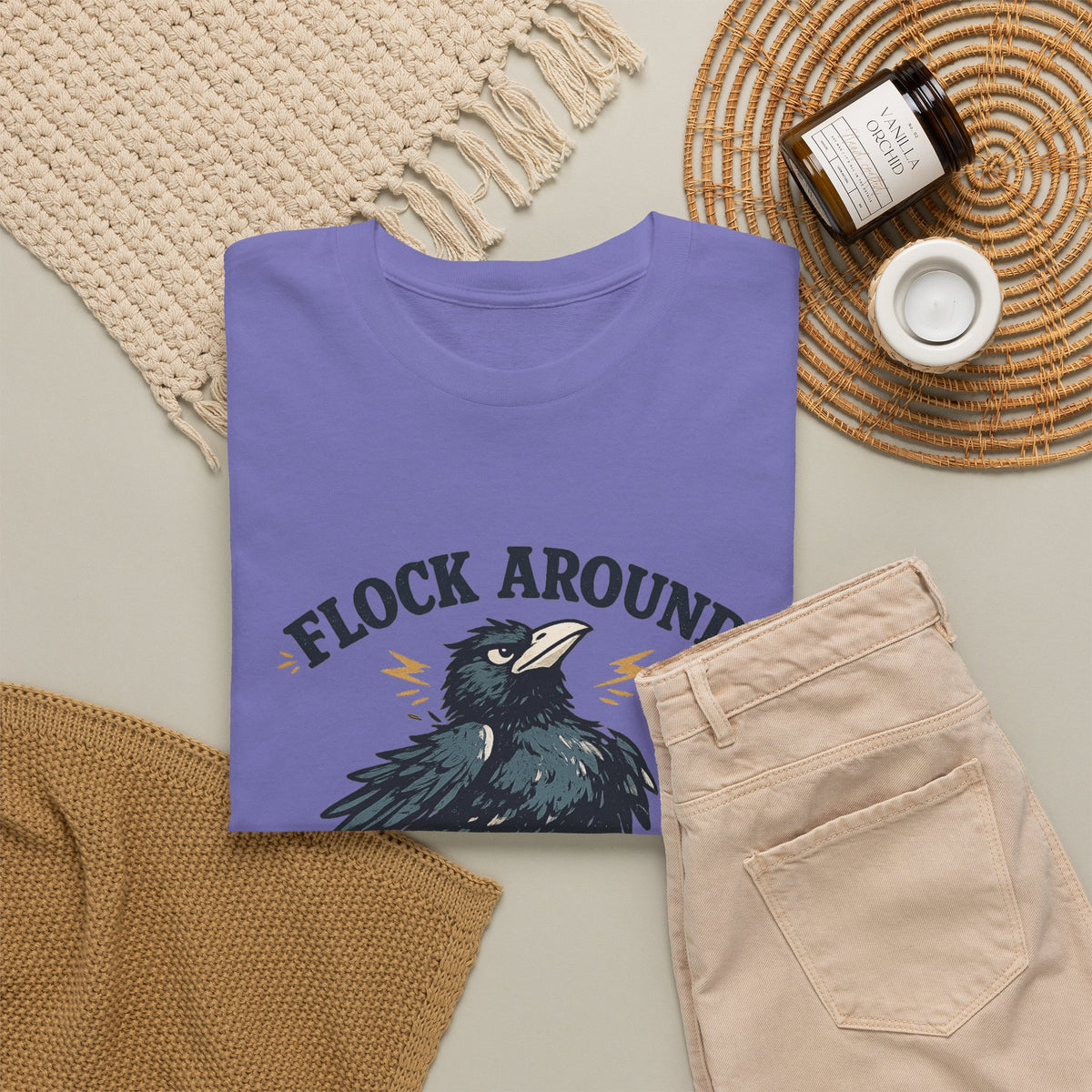 Flock Around and Find Out Tee — Funny Raven Graphic T-Shirt