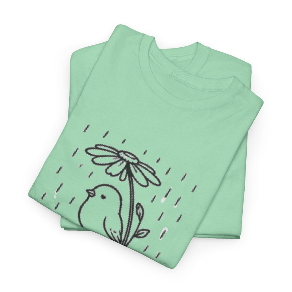 Grow Through What You Go Through T-Shirt — Inspirational Bird Tee
