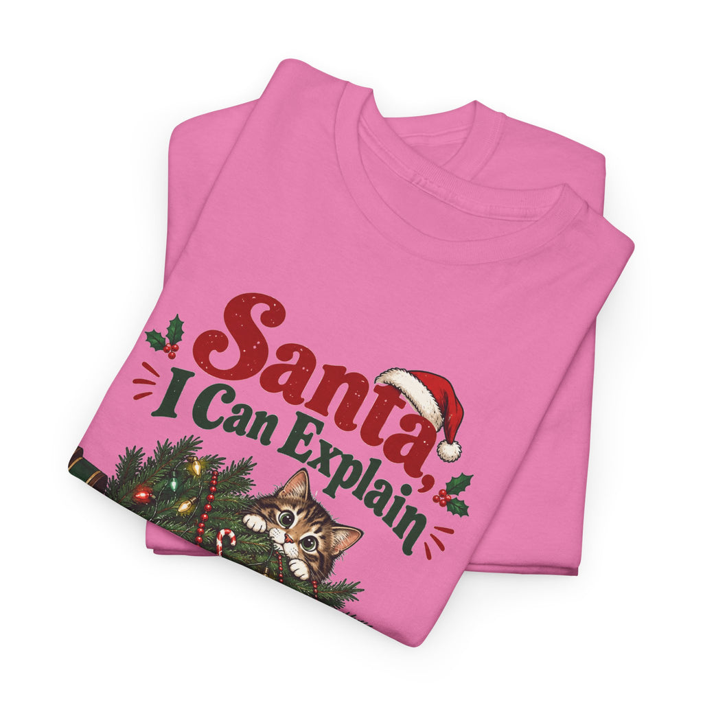 Santa I Can Explain T-Shirt — Funny Christmas Holiday Tee