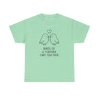 T-Shirt — "Birds of a Feather Care Together" Cute Couples Graphic Tee