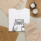 Early Bird, Worse Mood Owl T-Shirt – Funny Coffee Lover Tee