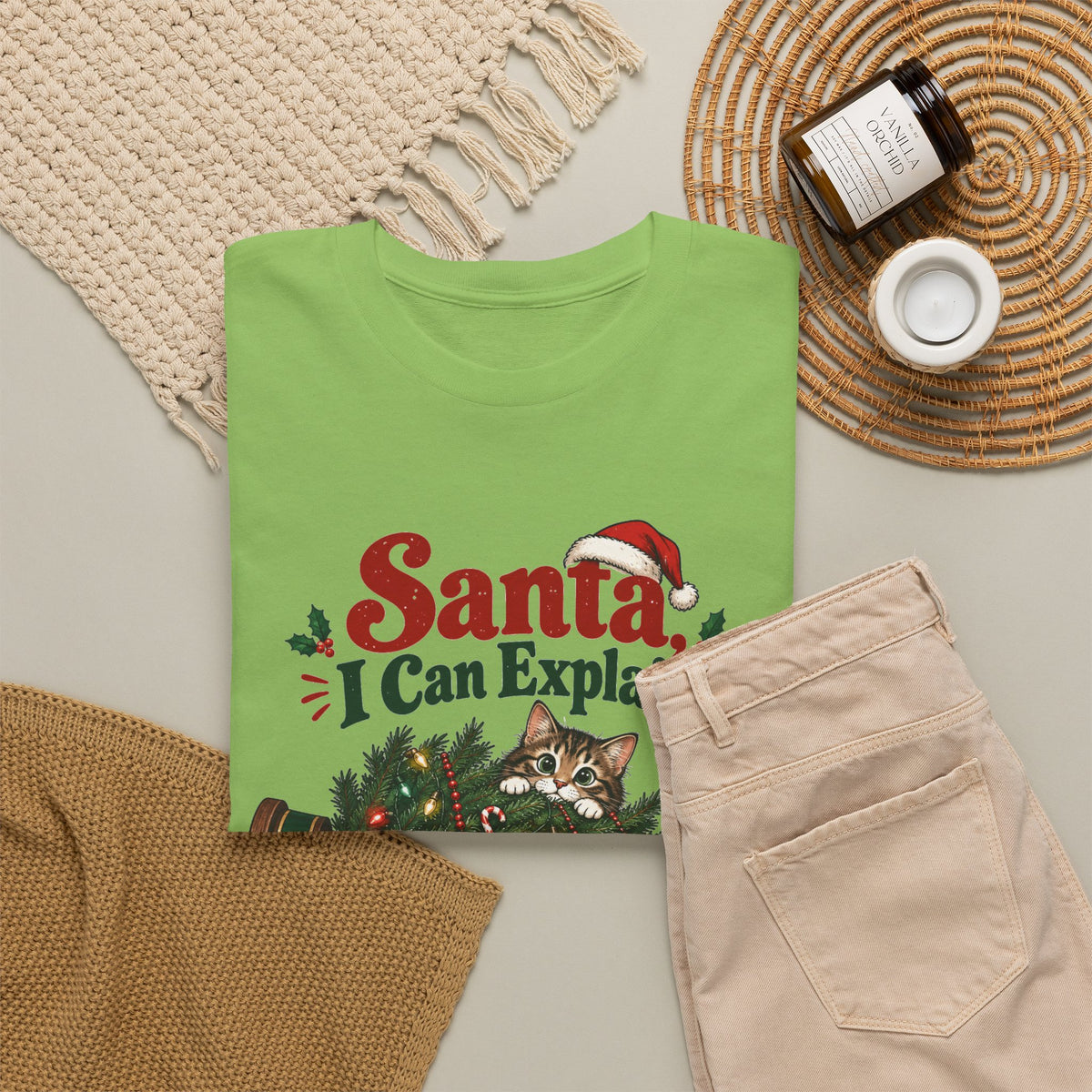 Santa I Can Explain T-Shirt — Funny Christmas Holiday Tee
