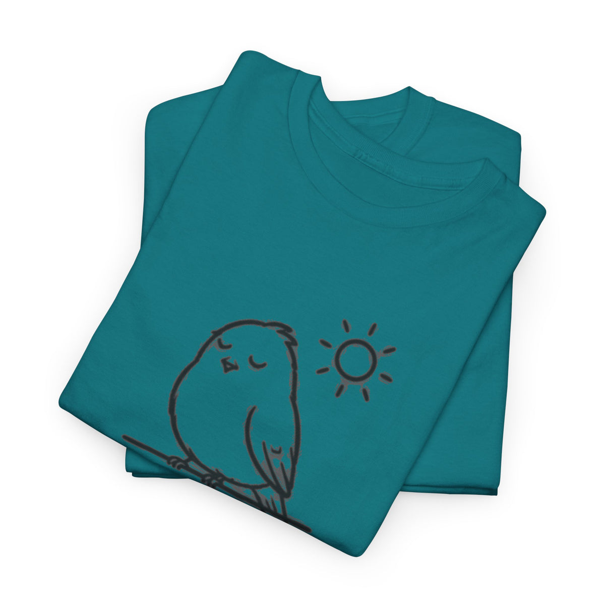 Choose Joy T-Shirt — Cute Bird 'Peck Negativity' Graphic Tee