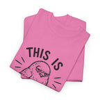 This Is For The Birds T-Shirt — Funny Grumpy Bird Illustration Tee