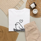 Home Is Where You Roost T-Shirt — Cute Bird Nest Tee