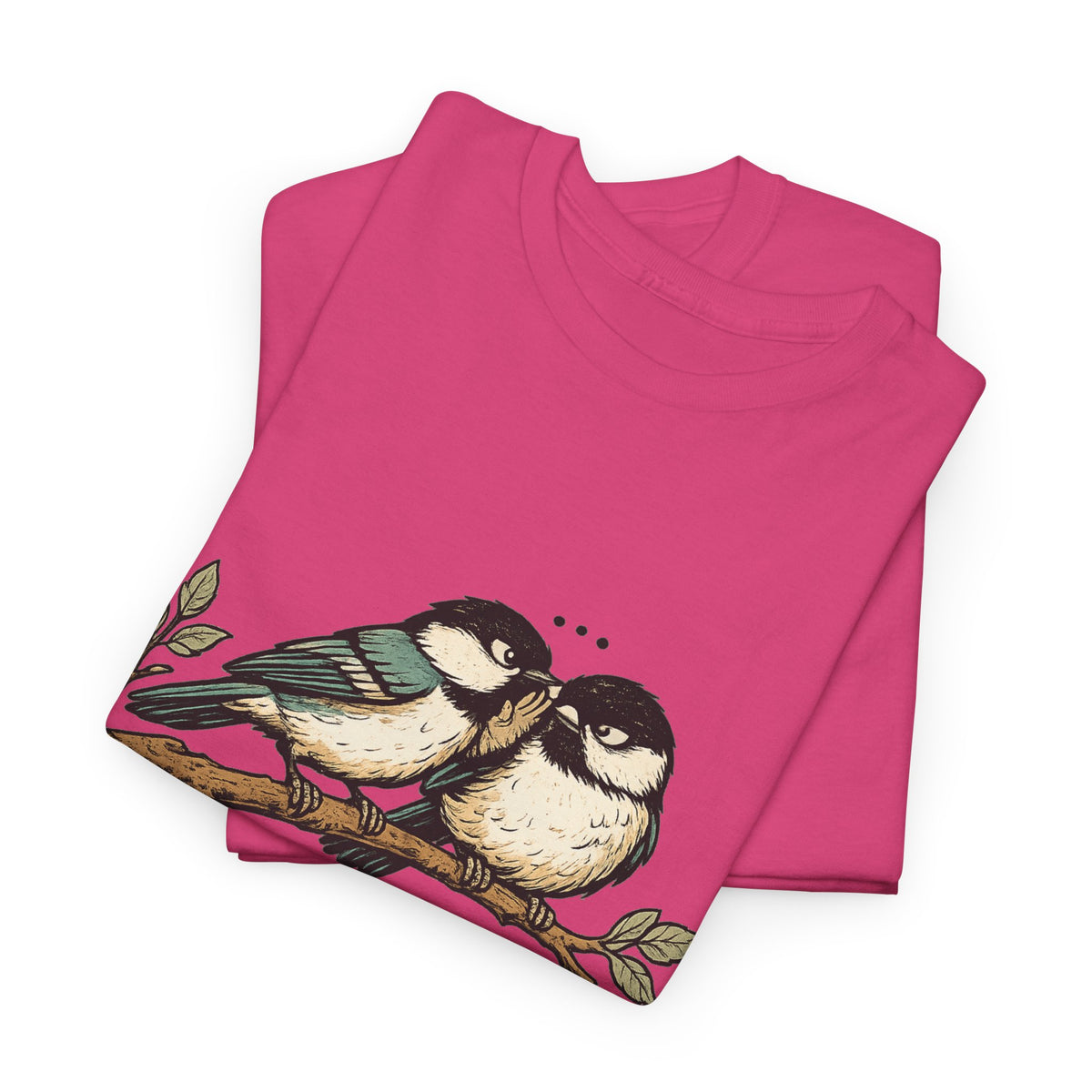 Birds on a Branch T-Shirt — Cute Pairing Songbird Graphic Tee