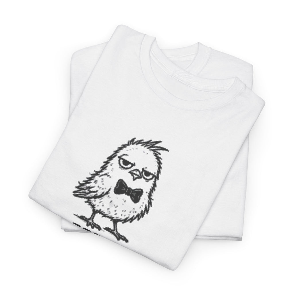 T-Shirt — "Feral But Polite" Funny Bird Graphic Tee