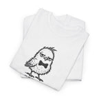 T-Shirt — "Feral But Polite" Funny Bird Graphic Tee