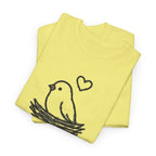 Home Is Where You Roost T-Shirt — Cute Bird Nest Tee