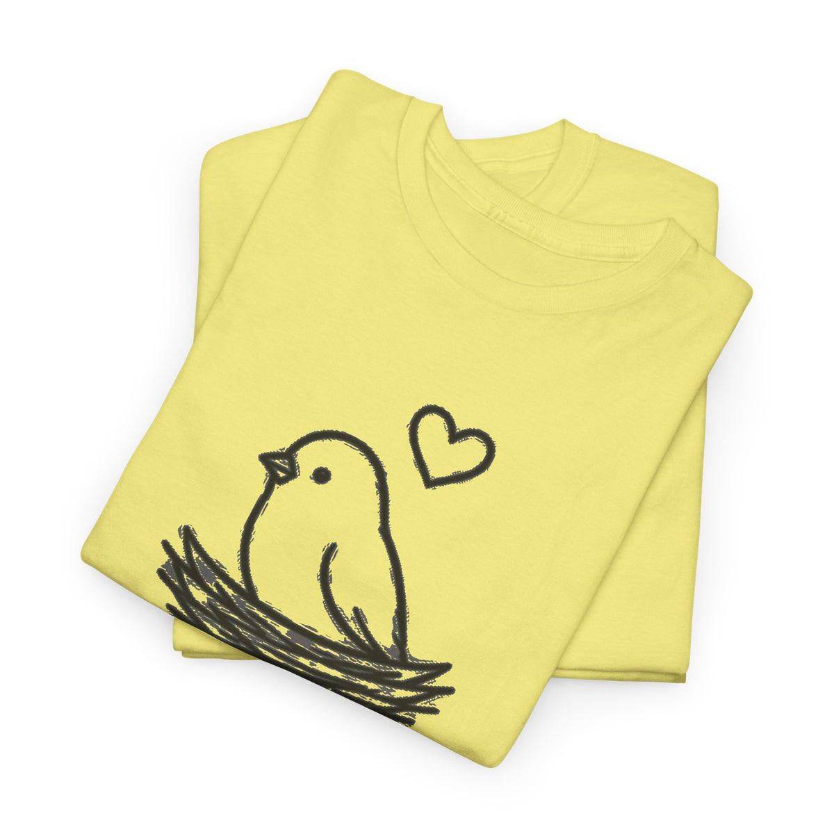 Home Is Where You Roost T-Shirt — Cute Bird Nest Tee