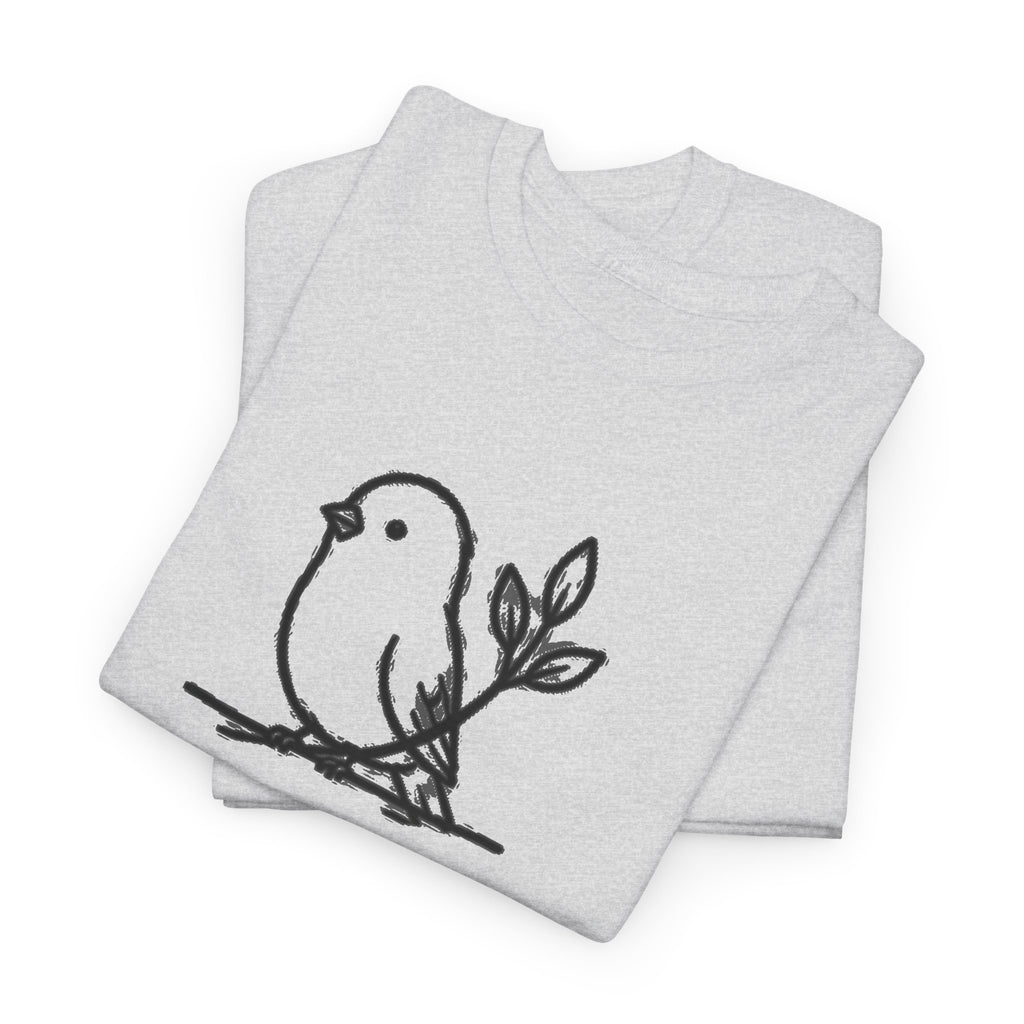 Inspirational Bird T-Shirt — "Grow Through What You Go Through" Motivational Tee
