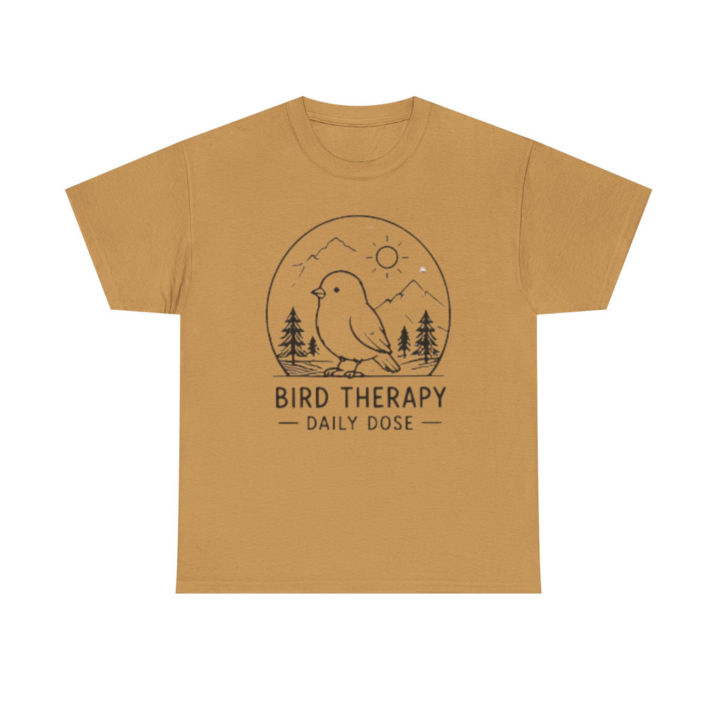Bird Therapy T-Shirt — "Daily Dose" Nature Birdwatching Tee