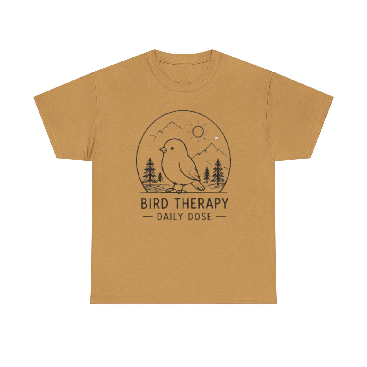 Bird Therapy T-Shirt — "Daily Dose" Nature Birdwatching Tee