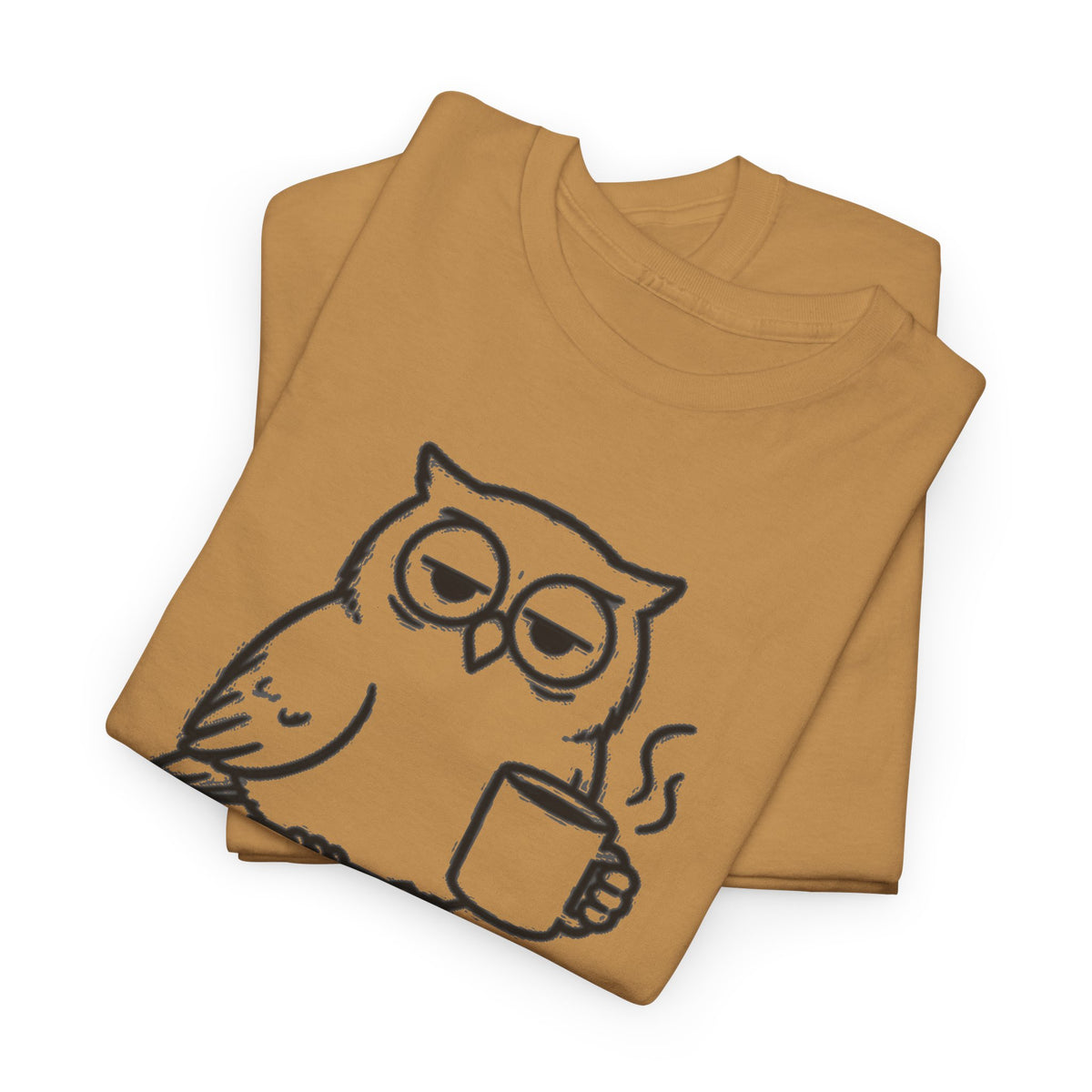 Early Bird, Worse Mood Owl T-Shirt – Funny Coffee Lover Tee