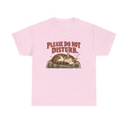 Please Do Not Disturb Cat T-Shirt — Cute Sleeping Cat Tee for Cat Lovers