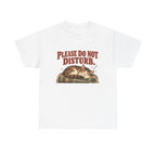Please Do Not Disturb Cat T-Shirt — Cute Sleeping Cat Tee for Cat Lovers