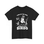Land of the Free, Home of the Birds T-Shirt — Patriotic Eagle & Chick Tee