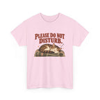 Please Do Not Disturb Cat T-Shirt — Cute Sleeping Cat Tee for Cat Lovers