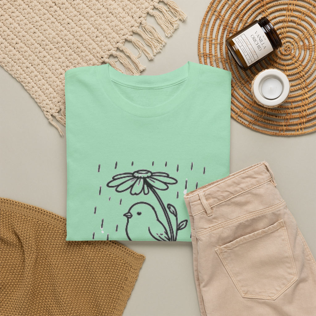 Grow Through What You Go Through T-Shirt — Inspirational Bird Tee