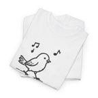 Bird Graphic Tee — "Good Days Are For Chirping" Cute Positive T-Shirt