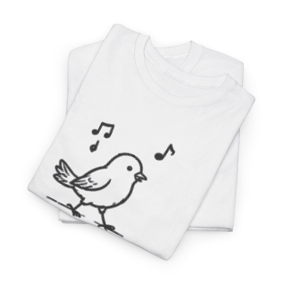 Bird Graphic Tee — "Good Days Are For Chirping" Cute Positive T-Shirt
