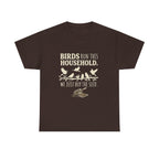 Birds of the Household T‑Shirt — Vintage Songbird Graphic Tee