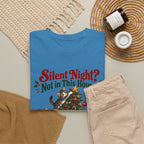 Silent Night? Not in This House Christmas Cat T-Shirt