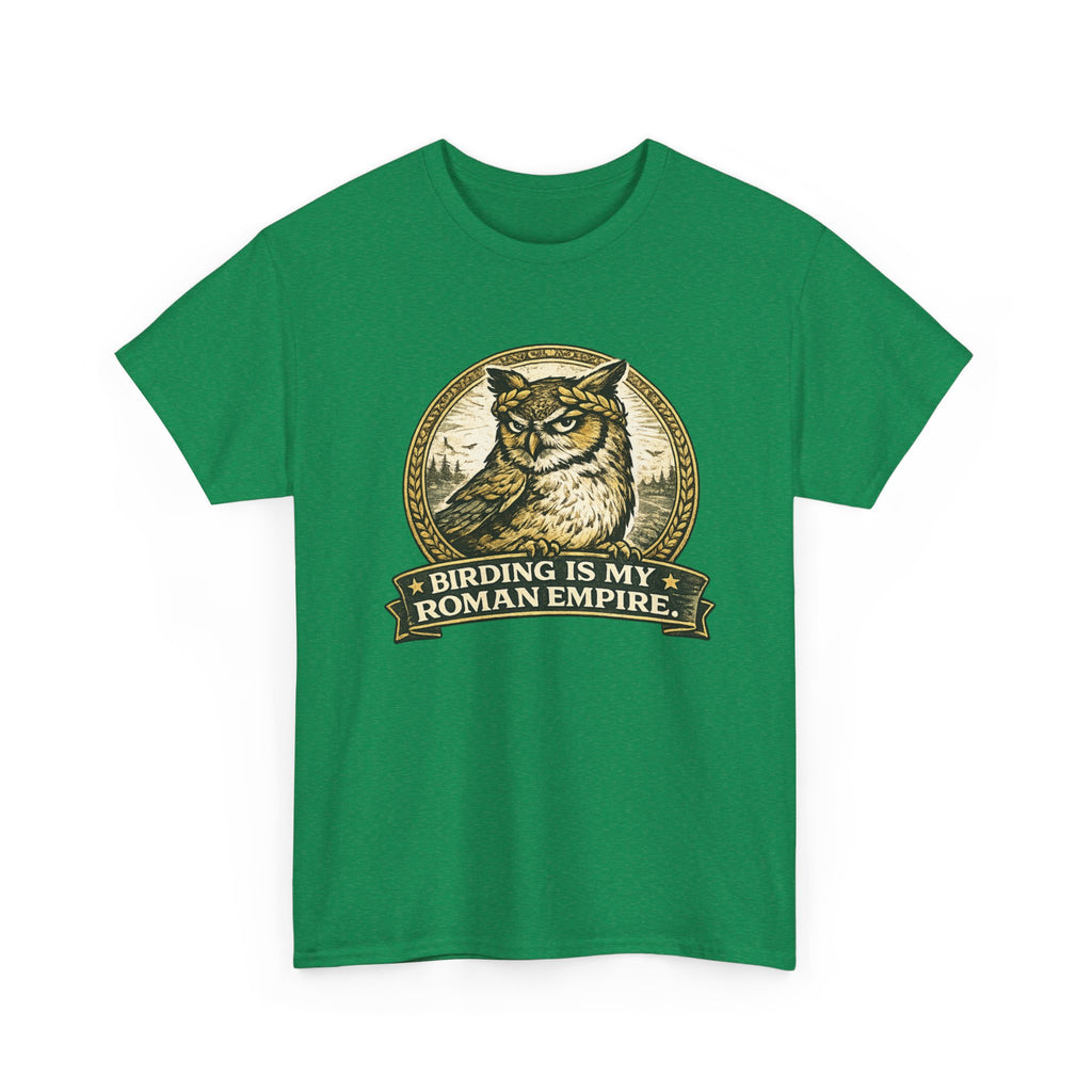 Birding Is My Roman Empire Tee — Owl Birdwatching Graphic T-Shirt