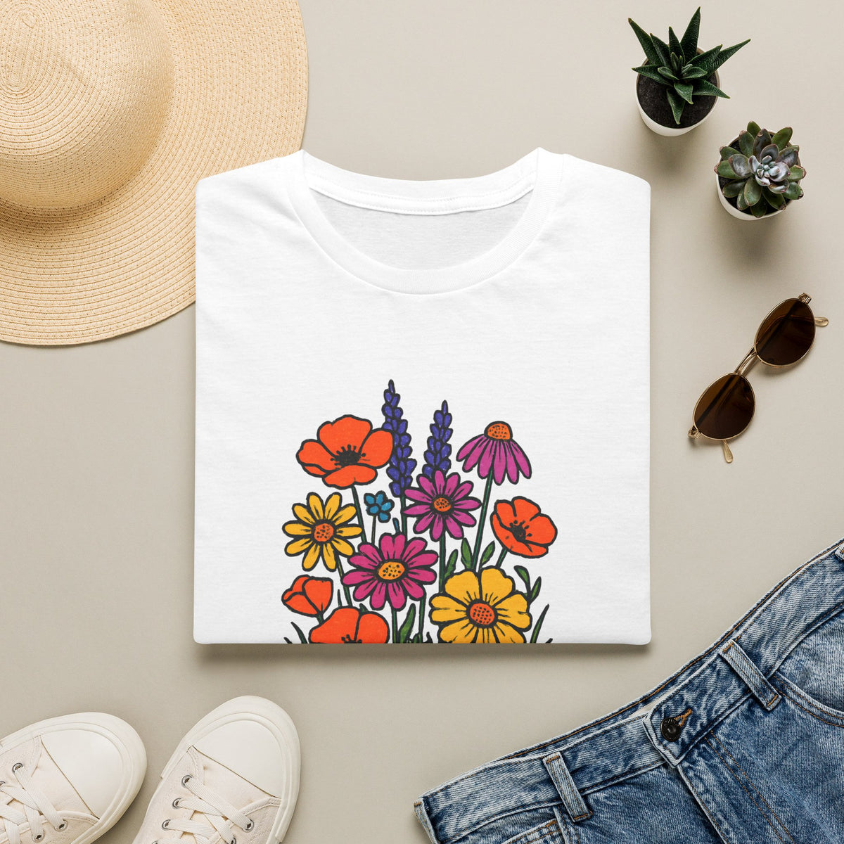 Colorful Flower Bouquet T-Shirt